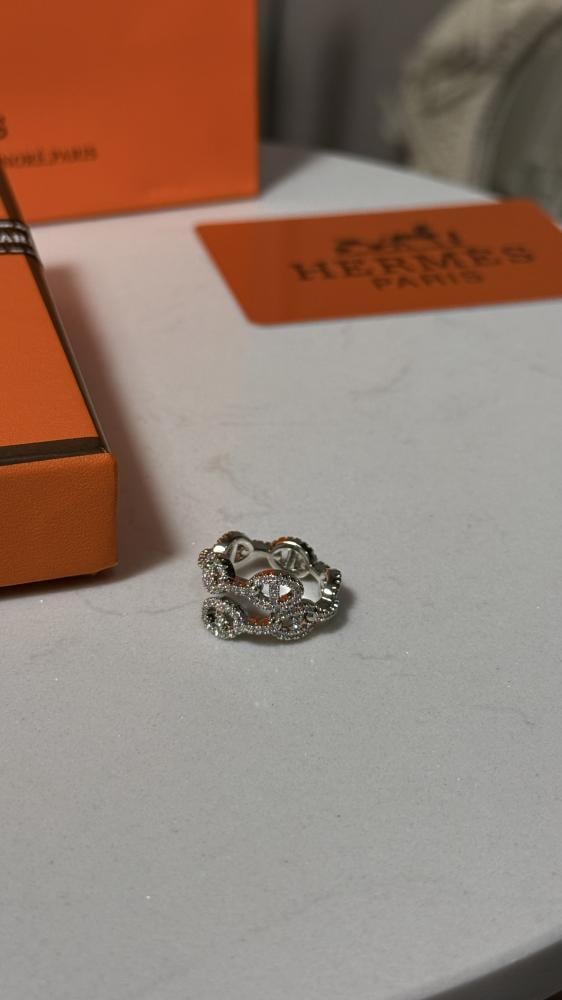 خاتم ساير مفتوح من ( HERMES ) لونين