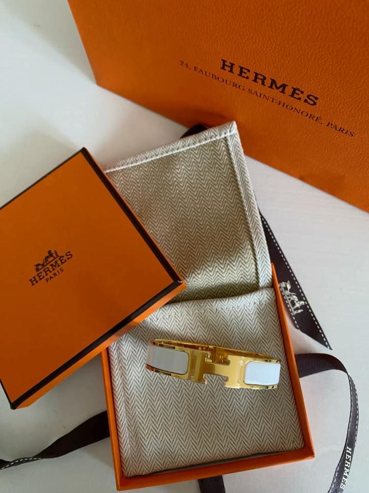 إسوارة HERMES أسوارة Hermes معدن ذهبي ابيض