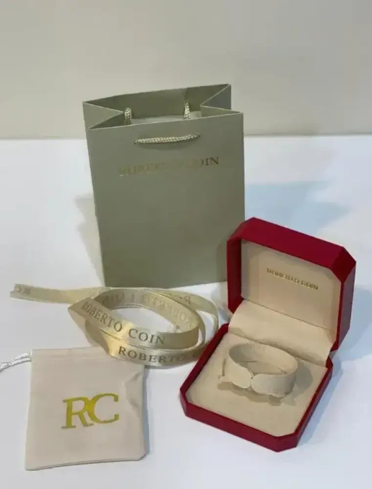 اسوارة roberto coin ذهبي