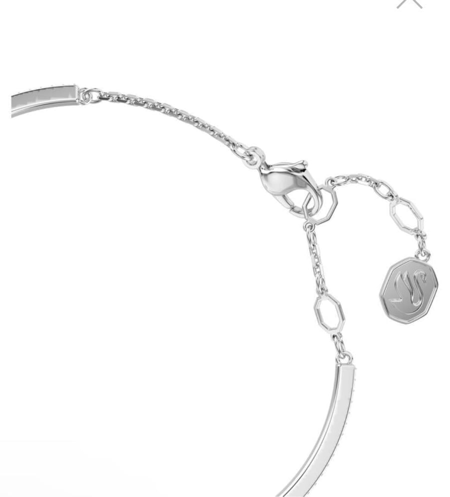 إسوارة SWAROVSKI - اسوارة سوارفيسكي فضي - كرستالة زرقاء