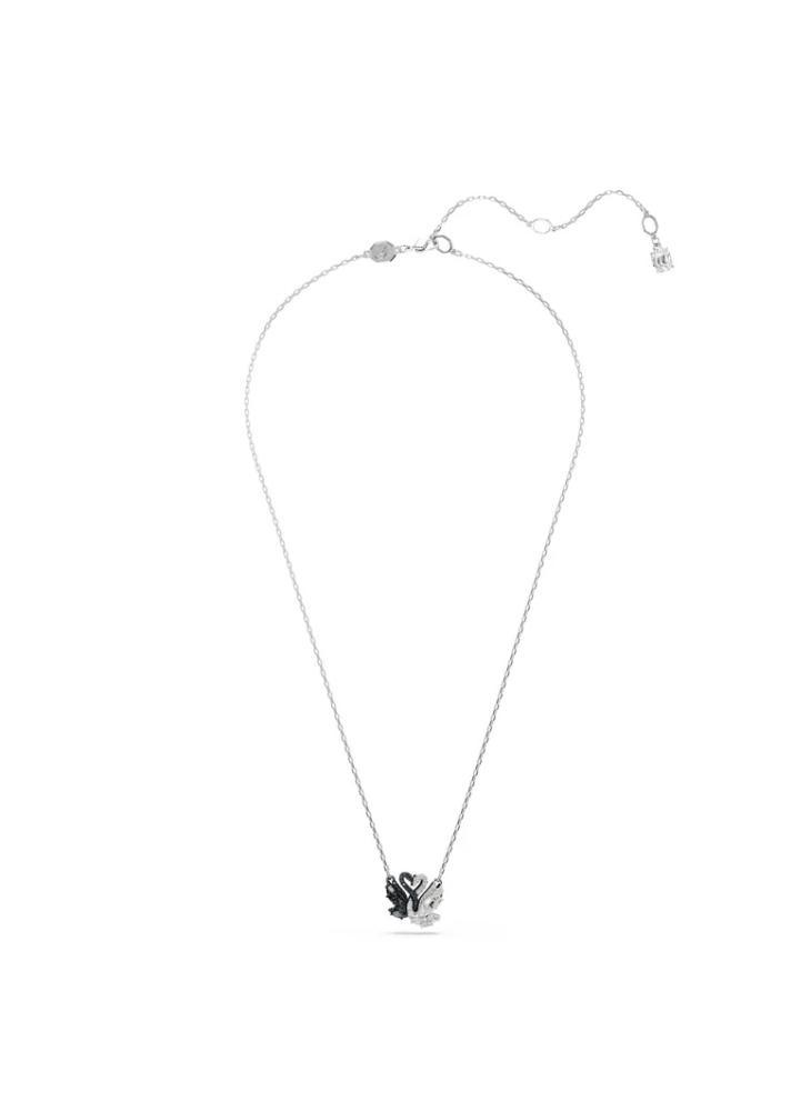 سلسال SWAROVSKI - سلسال سوارفيسكي فضي كريستالة
