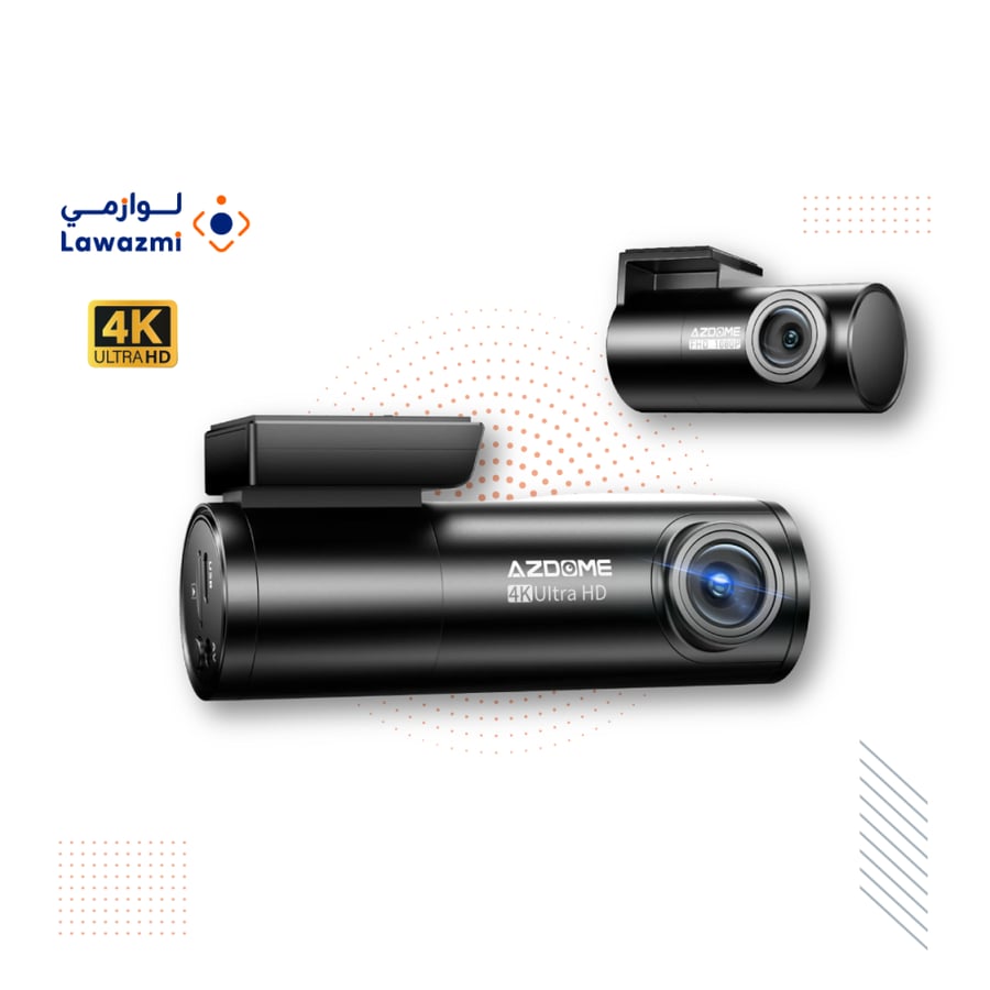 AZDOME M300S 4K front and rear dash camera
