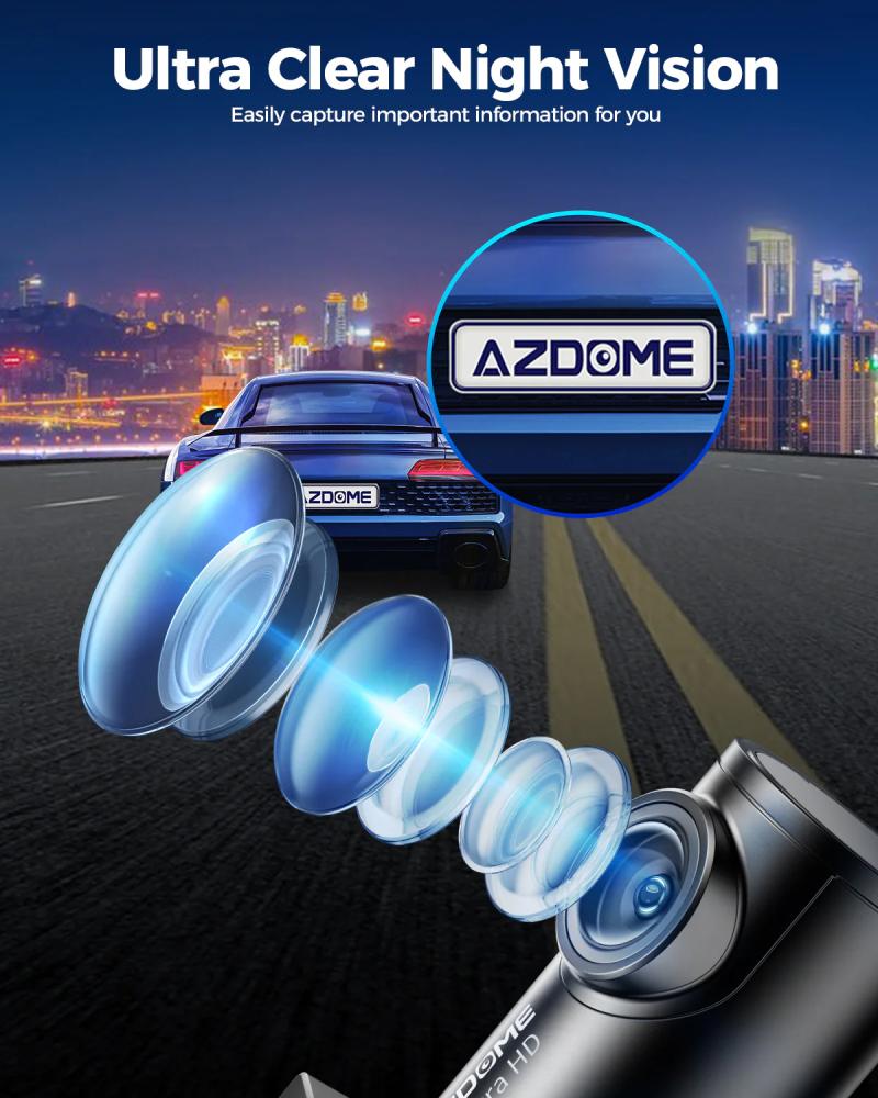 داش كام أزدوم AZDOME M300S 4K أمامية وخلفية