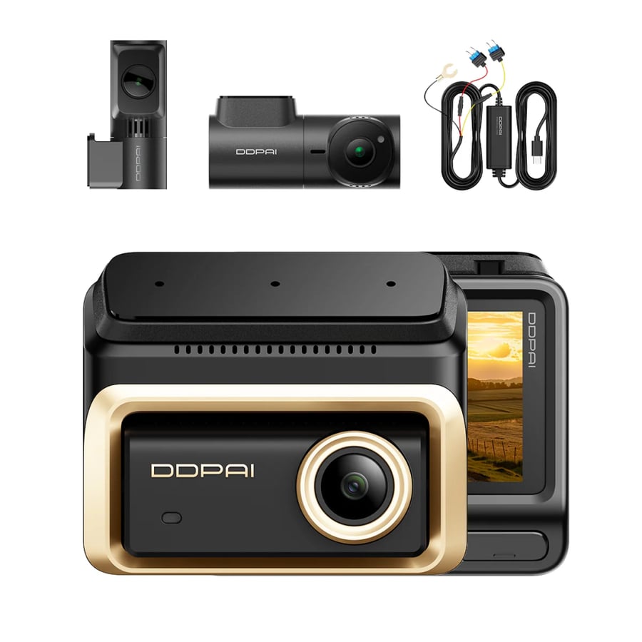 Dash Cam DDPAi Z90 Master front camera 4K and interior 3K and rear 4K support GPS