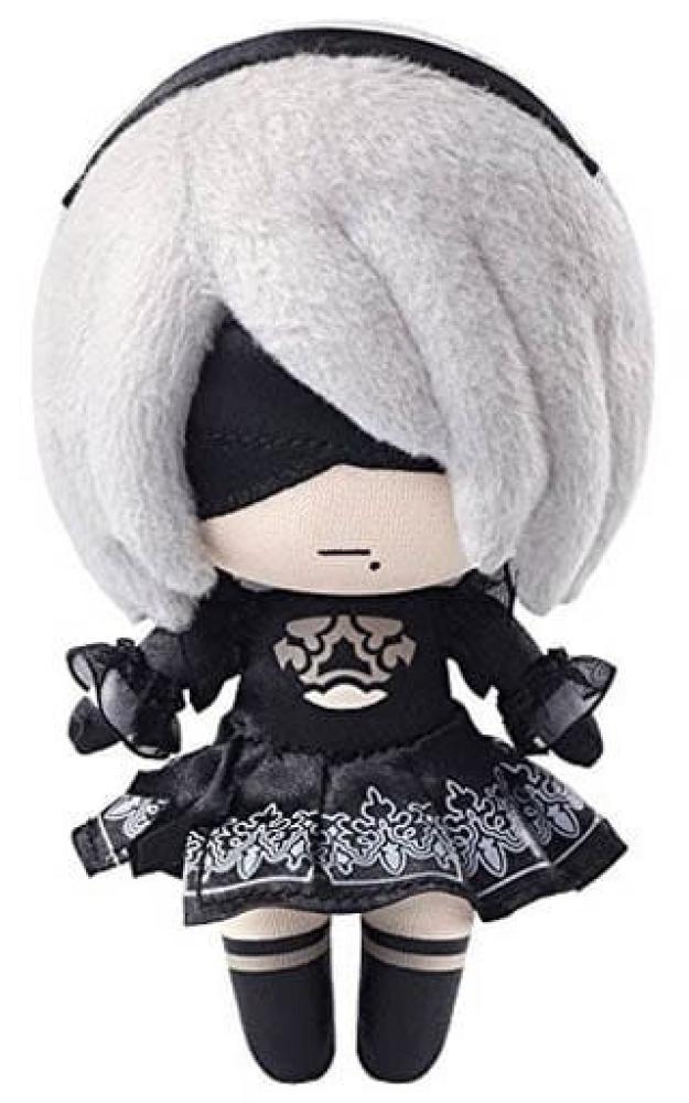 NieR:Automata YoRHa No. 2 Type B 2B Mini Plush Toy Square Enix Anime Japan New