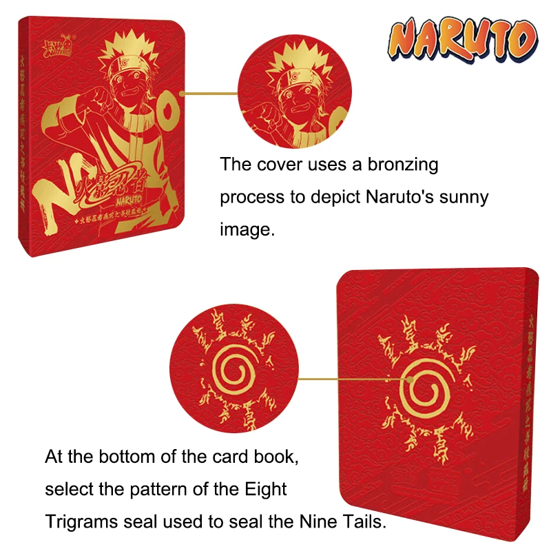 KAYOU Naruto Trading Cards - Premium Card Binder