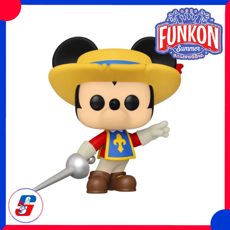 Funko POP Disney: Mickey- The three Musketeers Mickey (Funkon )