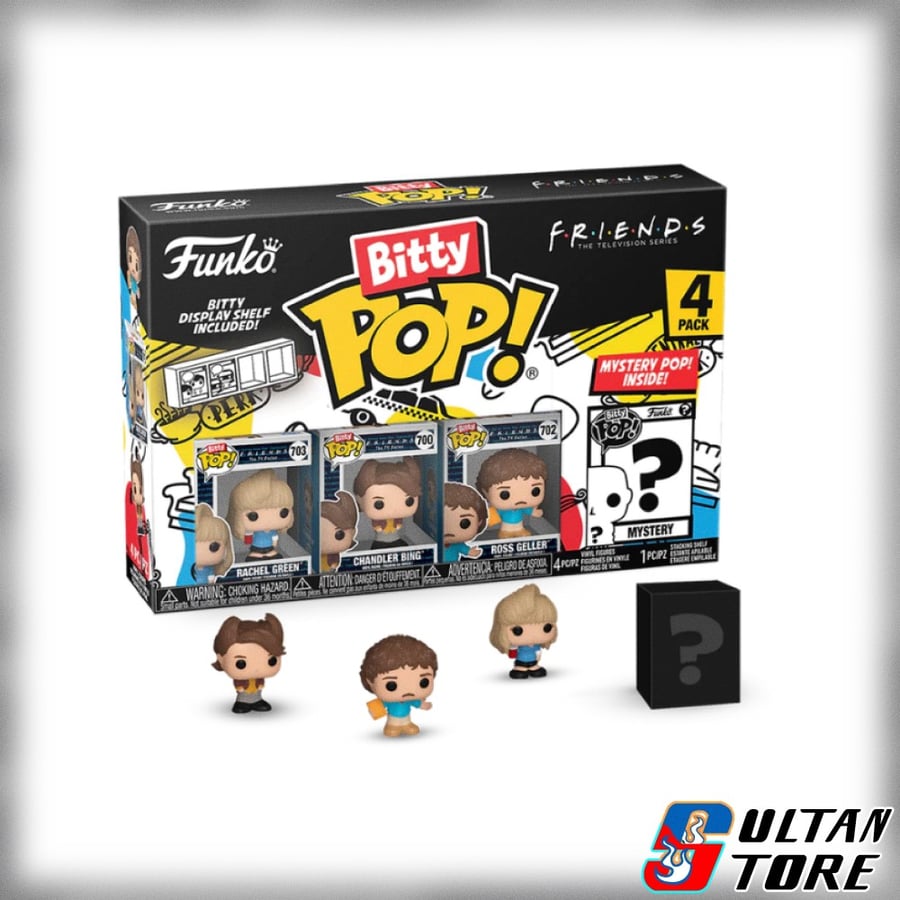 Bitty Pop! Tv: Friends - 80's Rachel 4pk