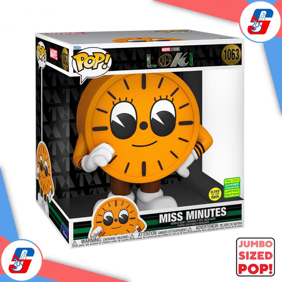 Pop Jumbo! Marvel: Loki- Miss Minutes (GW)(SDCC'22)