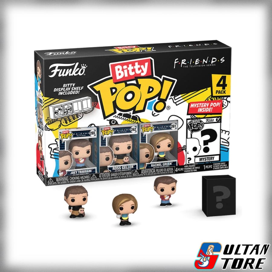 Bitty Pop! Tv: Friends - Joey 4pk