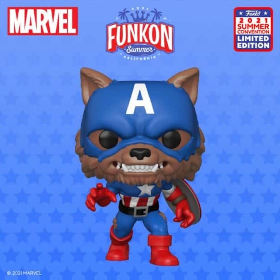 POP Marvel: YOTS- POP Marvel: YOTS- Capwolf (Funkon)