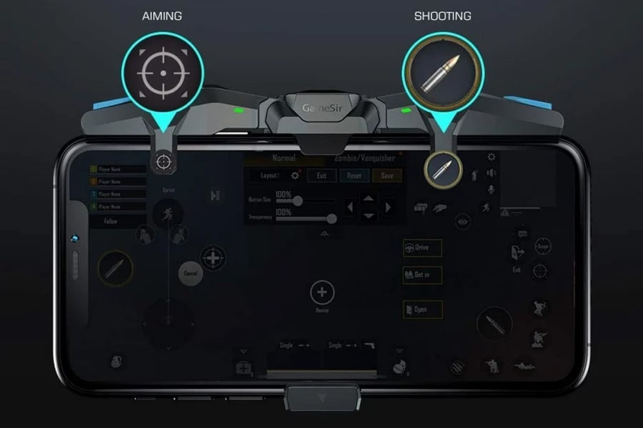 جهاز تحكم للألعاب المحمولة F4 الجديد تحكم أكثر سلاسة ودقة مع GameSir F