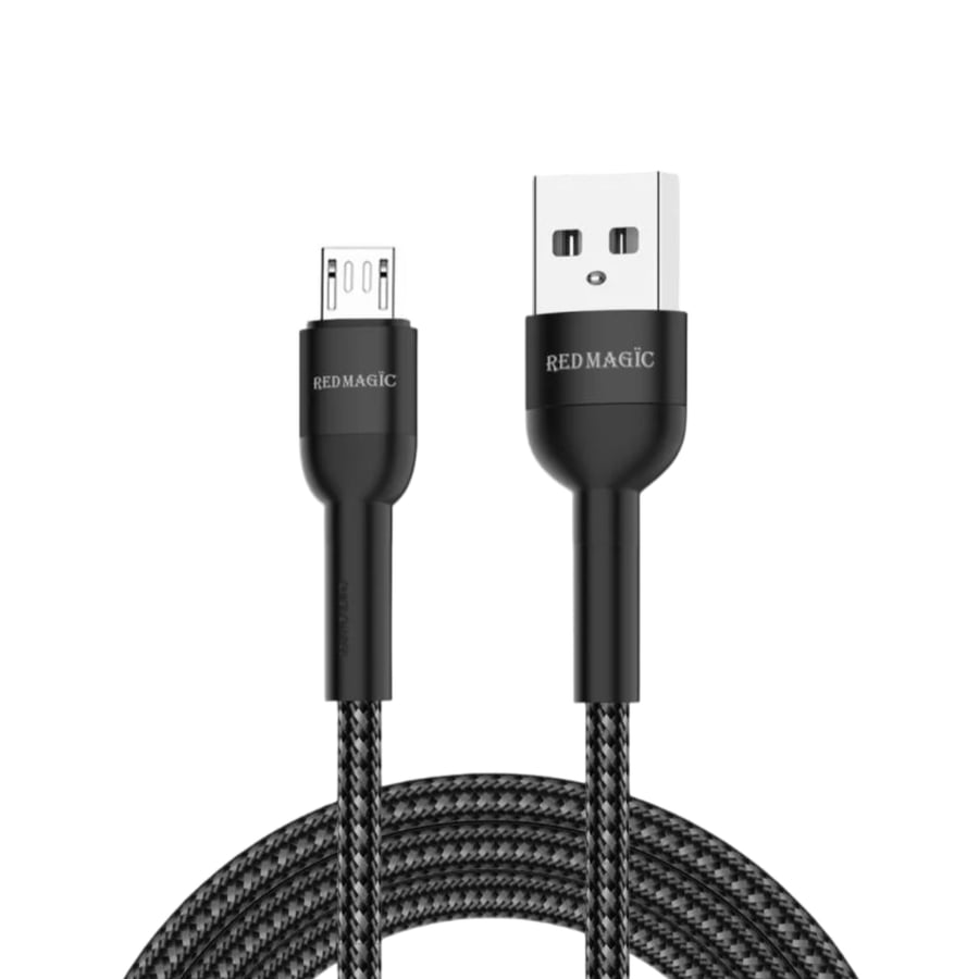 Red Magic- كيبل شحن ميكرو USB قماش بطول متر