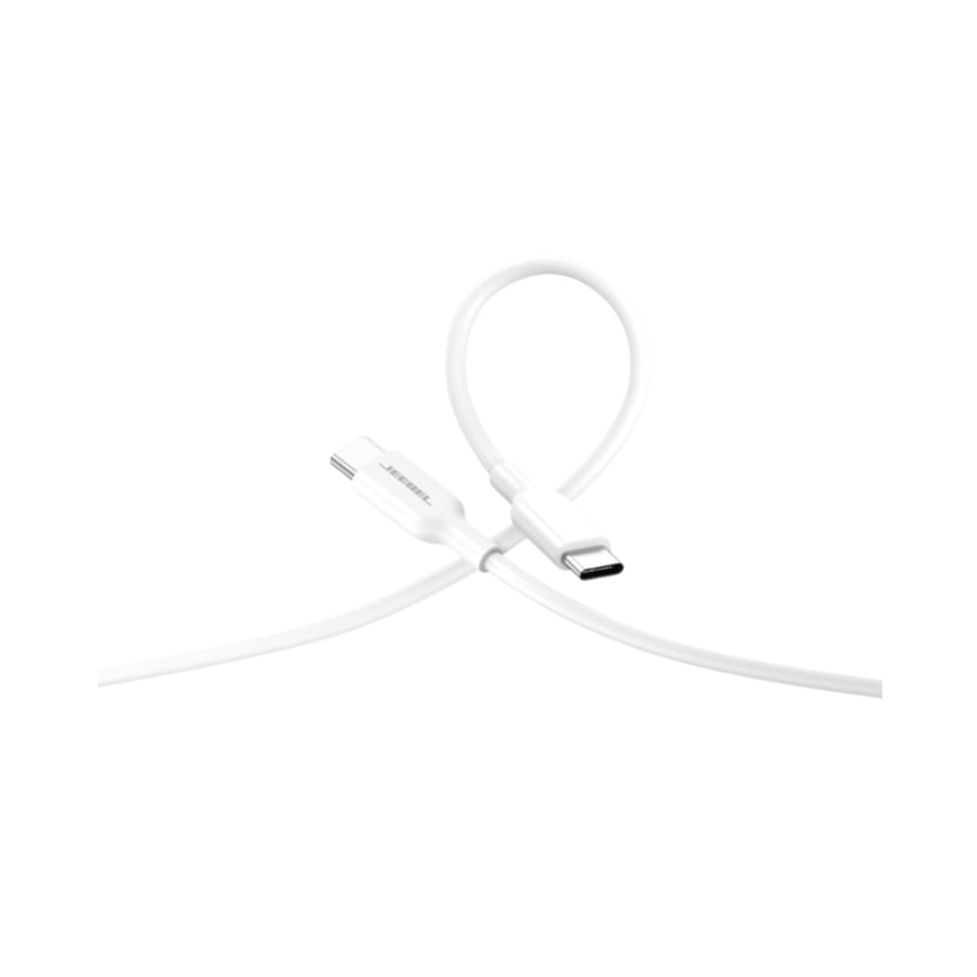 كابل شحن Jeebel USB-C إلى USB-C بطول 1 متر شحن سريع 60 واط  سلك ج