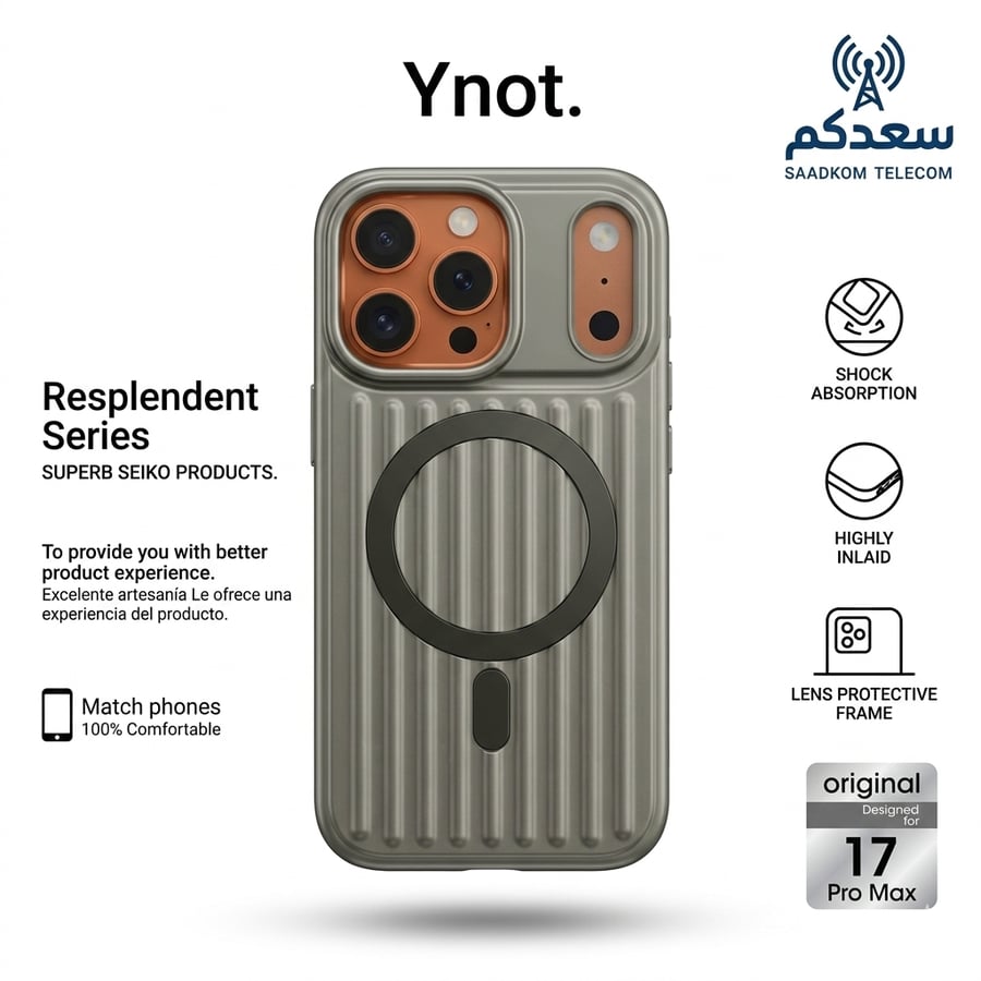 جراب Resplendent Series الشفاف لـ iPhone 17 Pro Max مع حماية الكاميرا