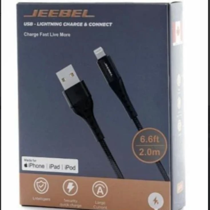 USB - LIGHTNIG CHARGE & CONNECT 2.0M JEEBLE