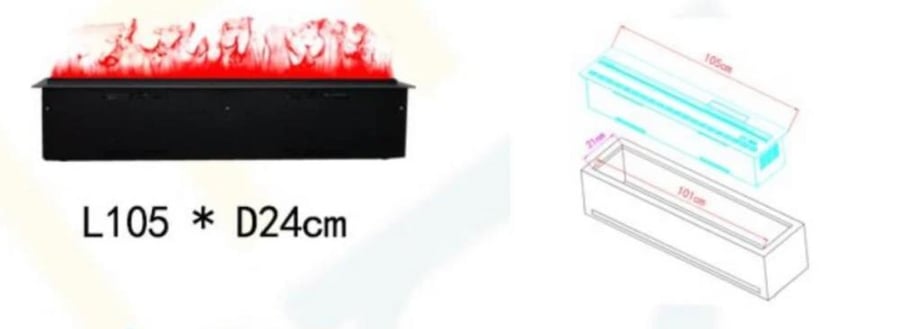 جهاز بخار 3D مقاس متر