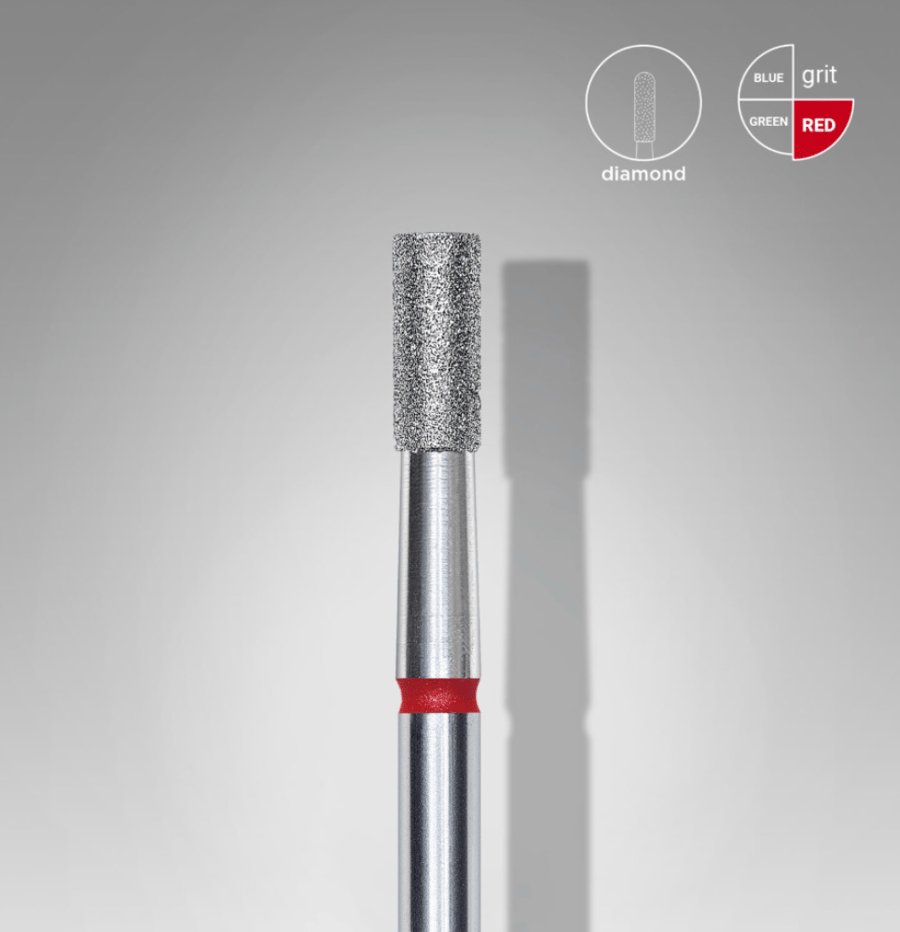 رؤوس مبرد أظافر ألماسي - مجموعة اللهب (Flame): أحمر (ناعم) - 2.3 مم / 6 مم - مجموعة الكرة (Ball): رأس أزرق مخروطي - خبير قطر 6/14