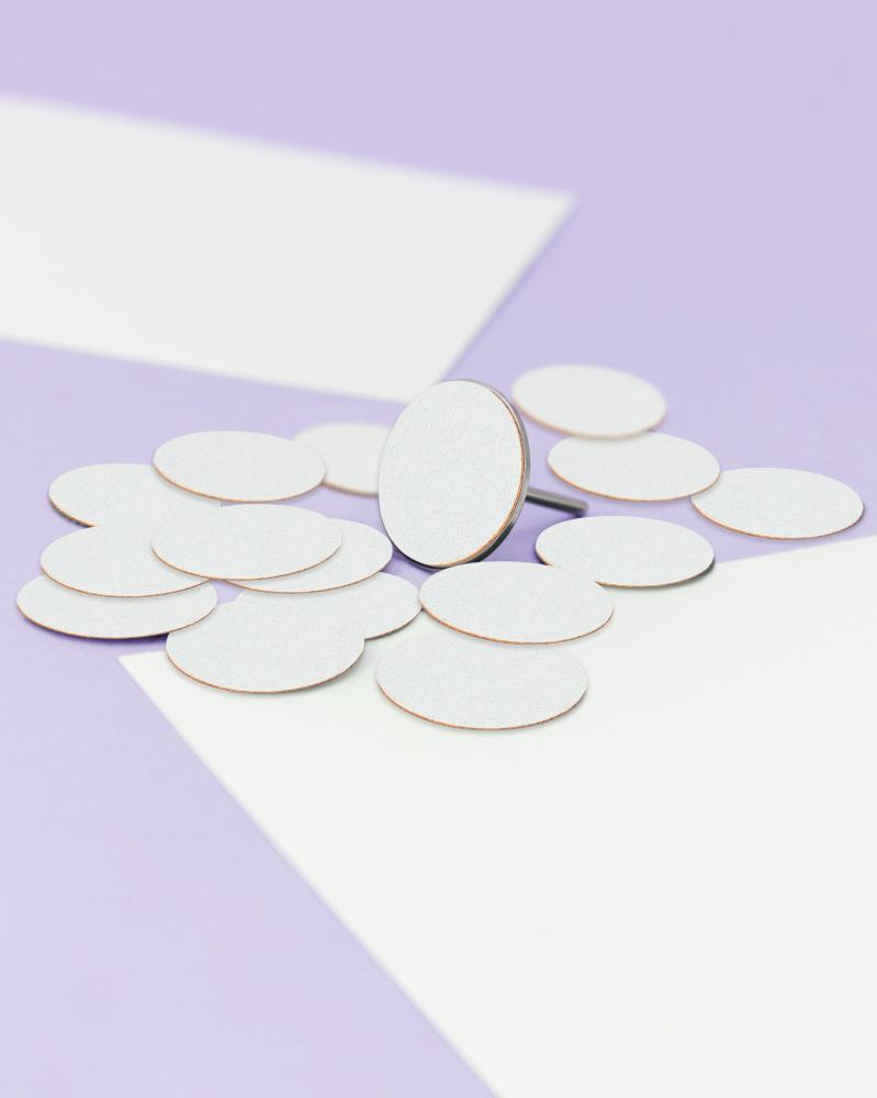 Pedicure disc PODODISC M EXPERT & set of disposable file 180 grit 5 pc (20 mm)