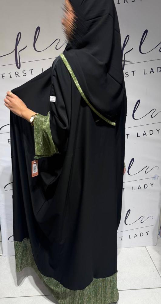 كريب نواعم اكمام بالوان مختلفة  - F1