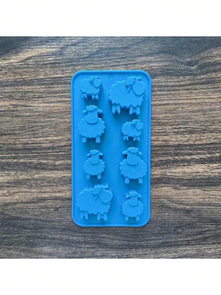 Silicone tray for shaping sweets sheep