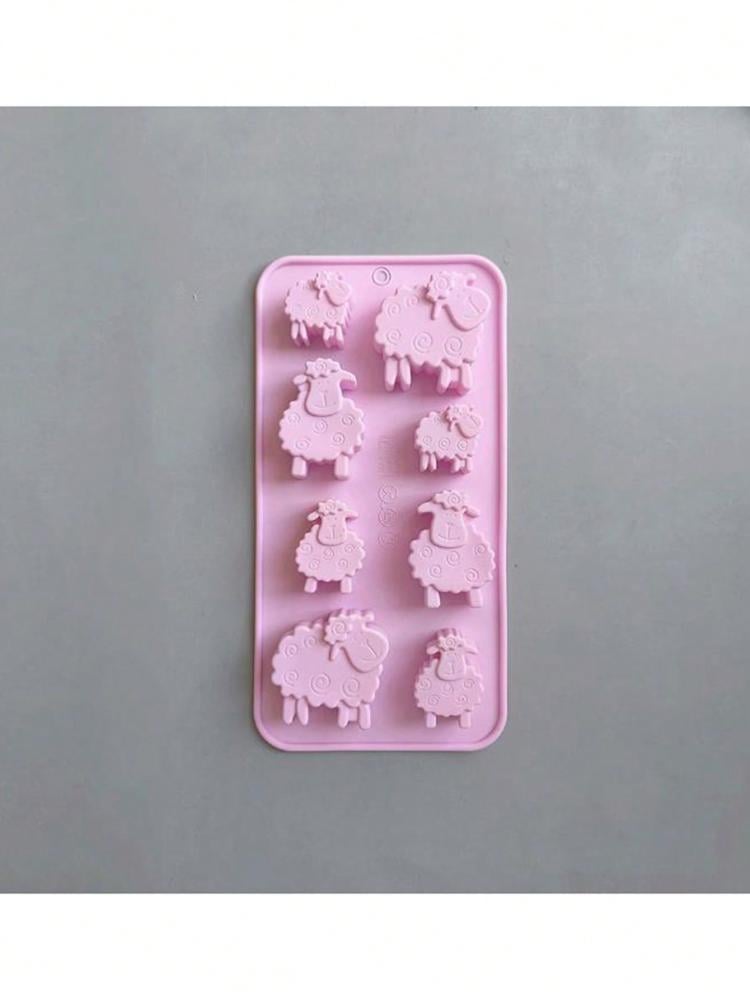 Silicone tray for shaping sweets sheep