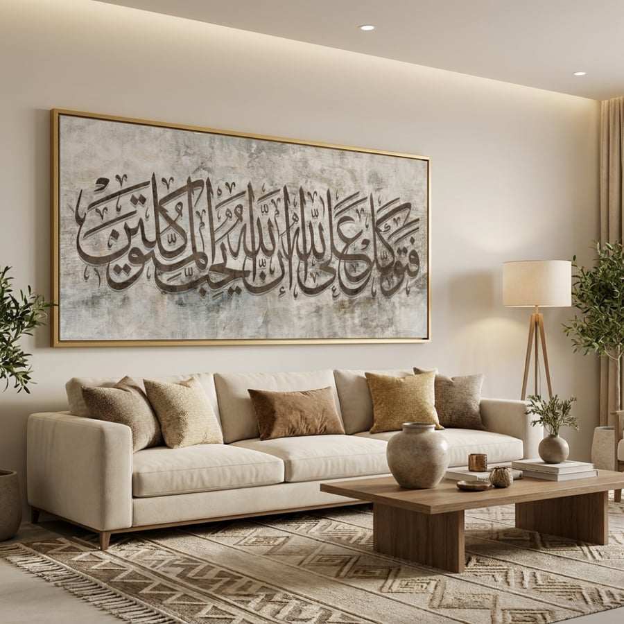 لوحات إسلامية طباعة تصميم مودرن
