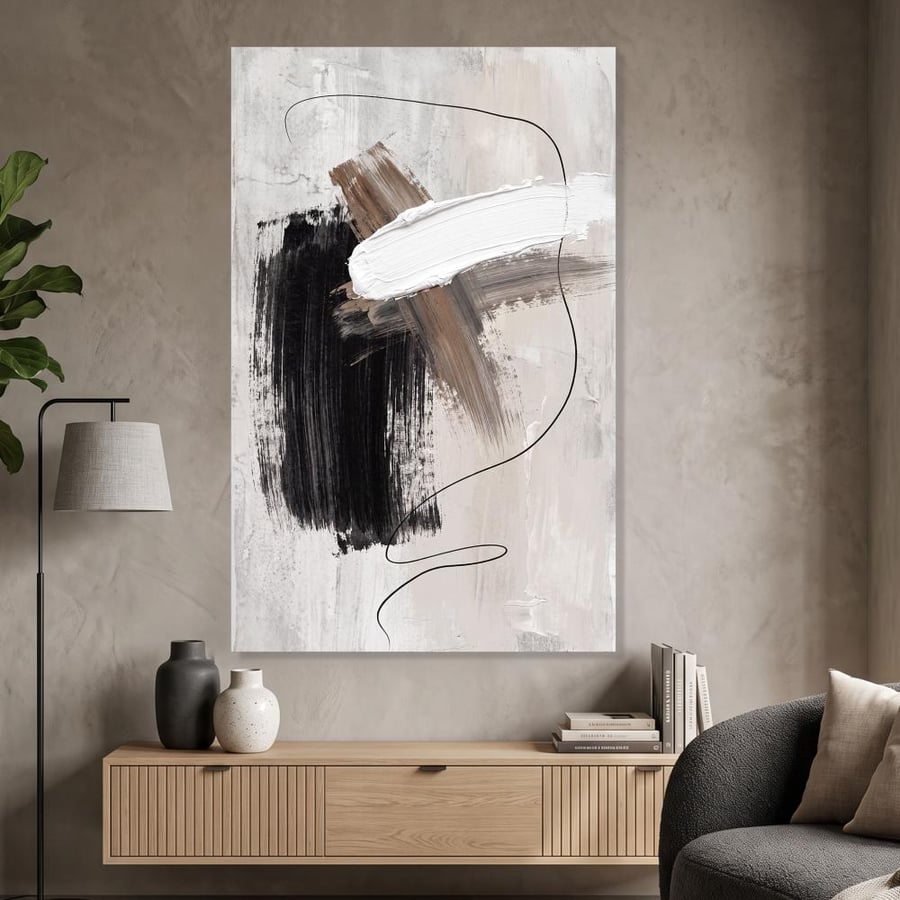 لوحات فن تجريدي طباعة تصميم مودرن