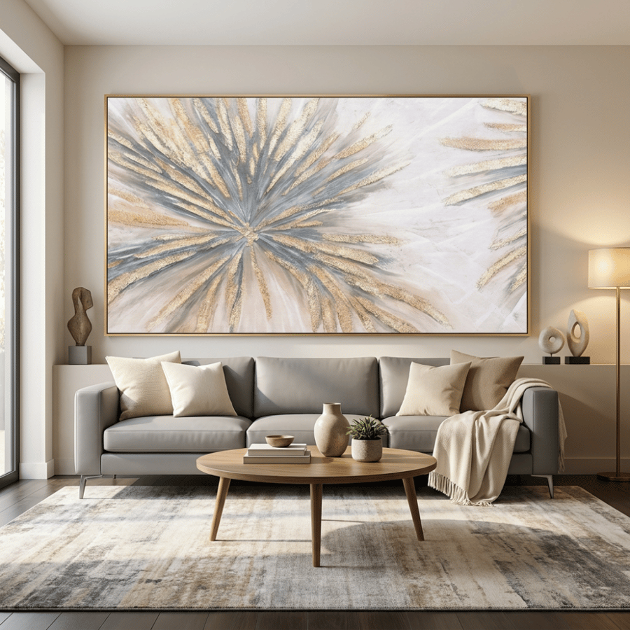 لوحات فن تجريدي طباعة تصميم مودرن