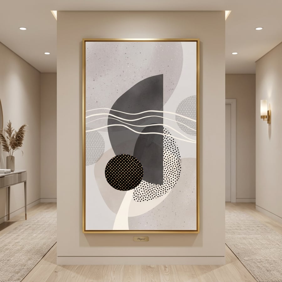 لوحات فن تجريدي طباعة تصميم مودرن