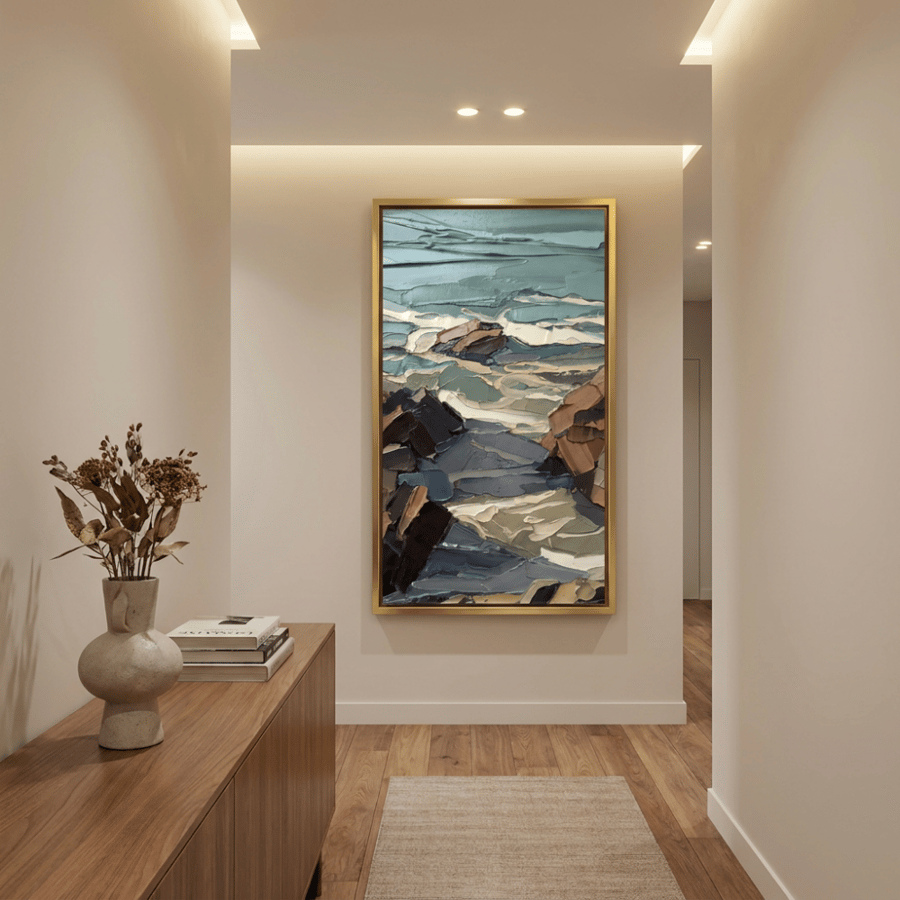 لوحات فن تجريدي طباعة تصميم مودرن