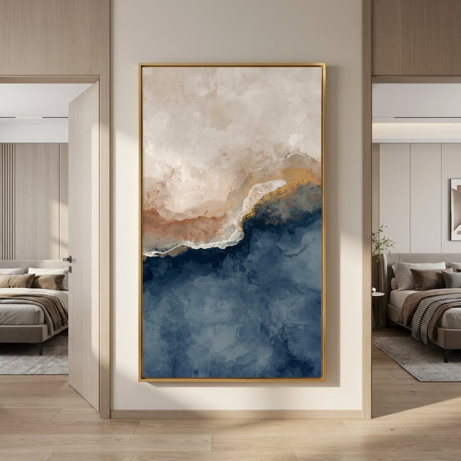 لوحات فن تجريدي طباعة تصميم مودرن