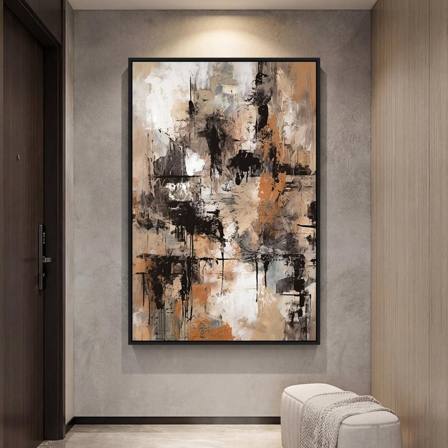 لوحات فن تجريدي طباعة تصميم مودرن