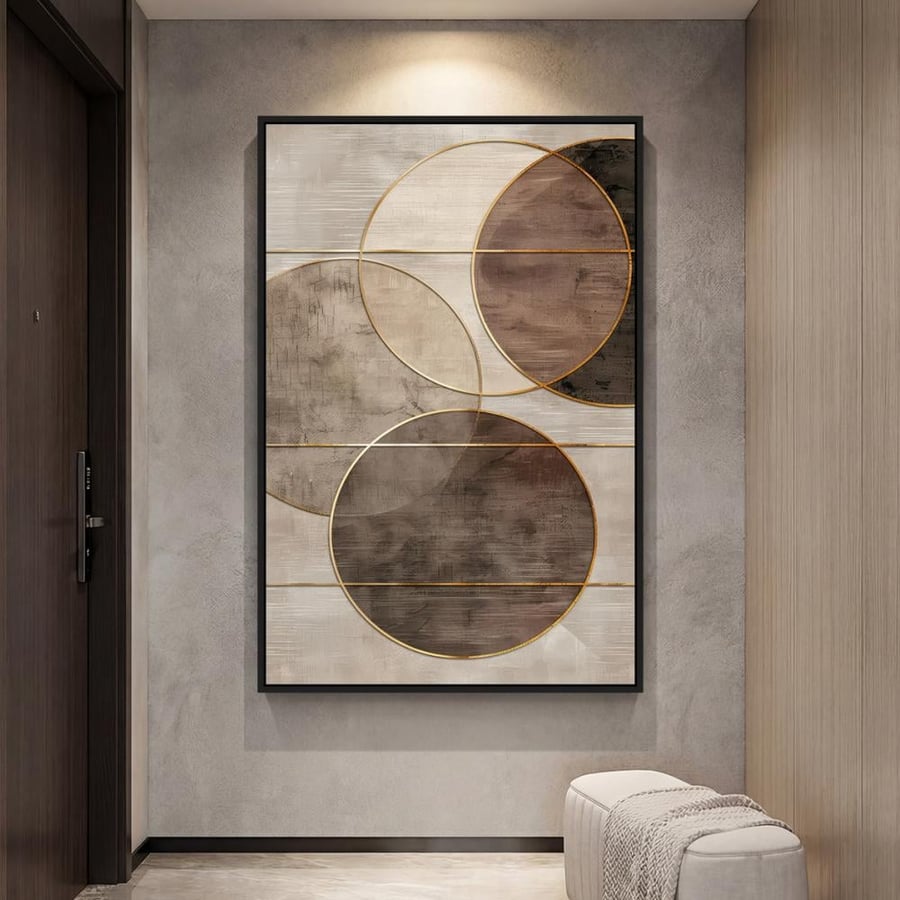 لوحات فن تجريدي طباعة تصميم مودرن