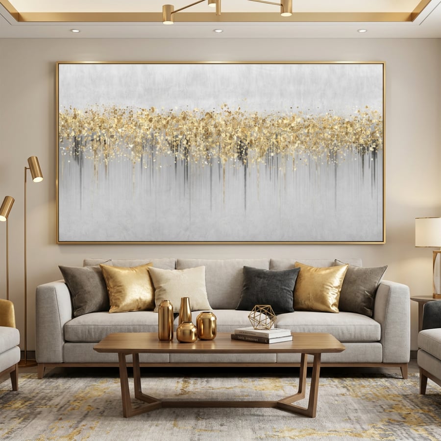 لوحات فن تجريدي طباعة تصميم مودرن