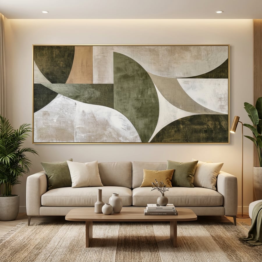 لوحات فن تجريدي طباعة تصميم مودرن