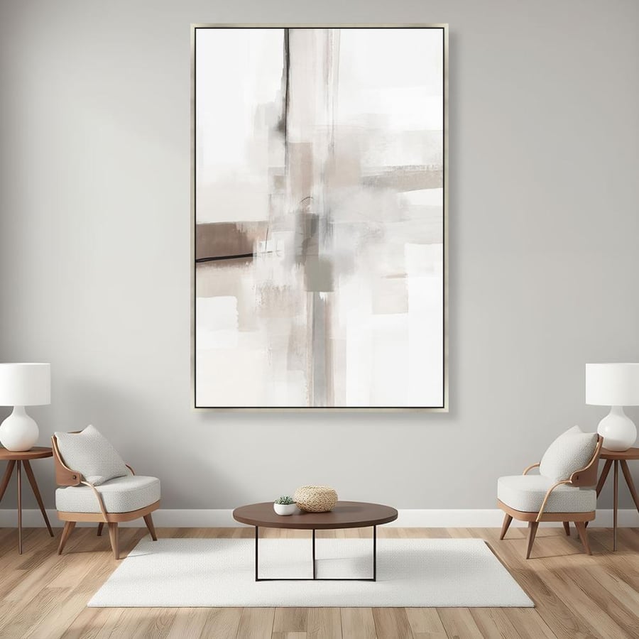 لوحات فن تجريدي طباعة تصميم مودرن