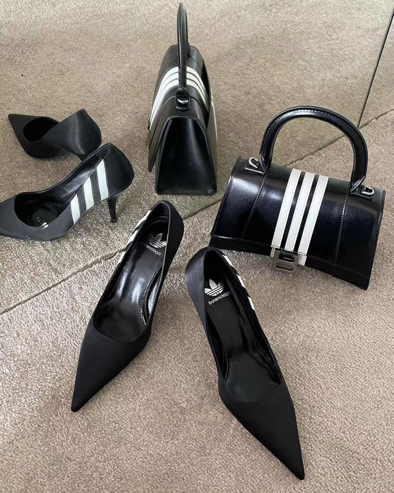 Balenciaga heel & Adidas