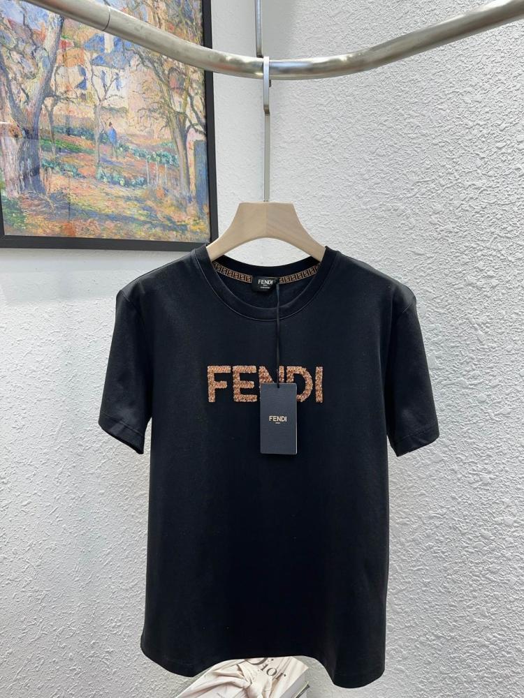 Fendi T-shirt with shiny writing
