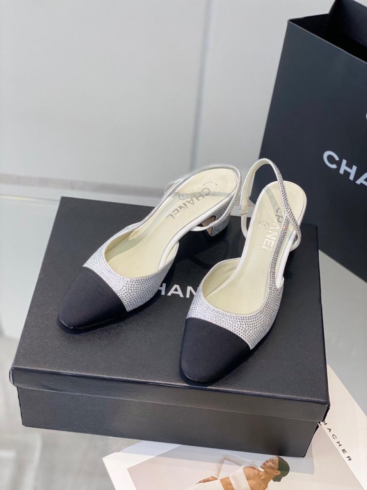 Heel and Chanel flats