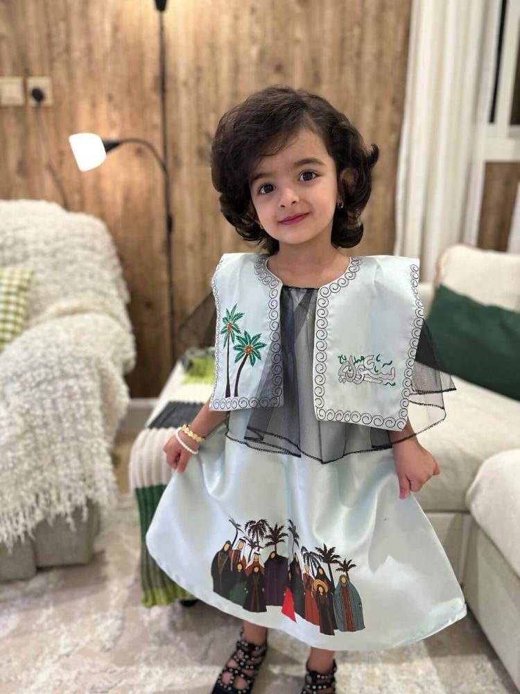 فستان اليوم الوطني فستان انيق