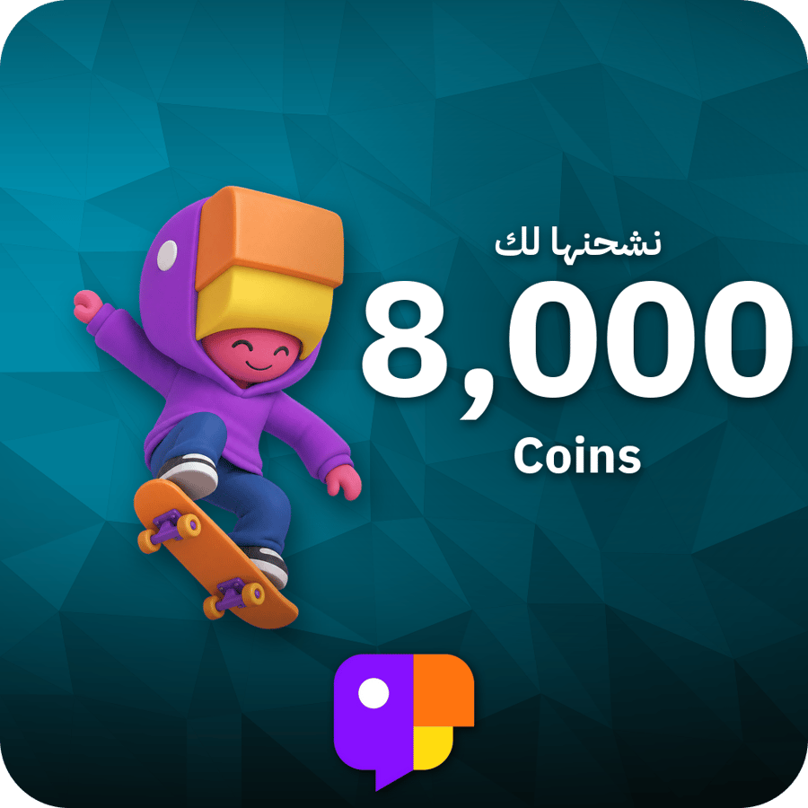 شحن جاكو 8,000 كوينز