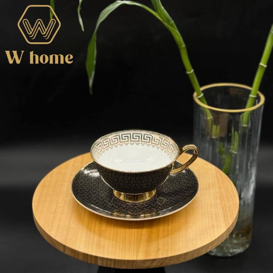 Cup with a plate