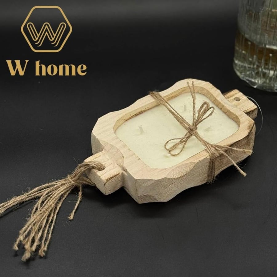 Wooden mold candles