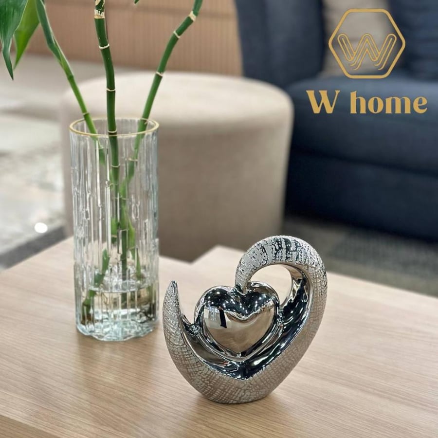 Silver ceramic masterpiece