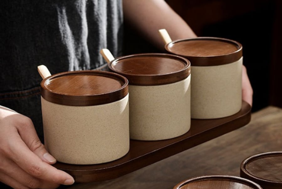 Spice boxes, 3 pieces