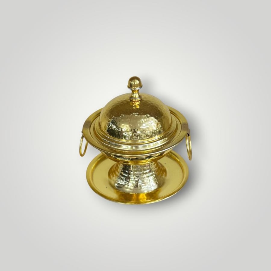 تمريه ذهبي استيل مقاس صغير