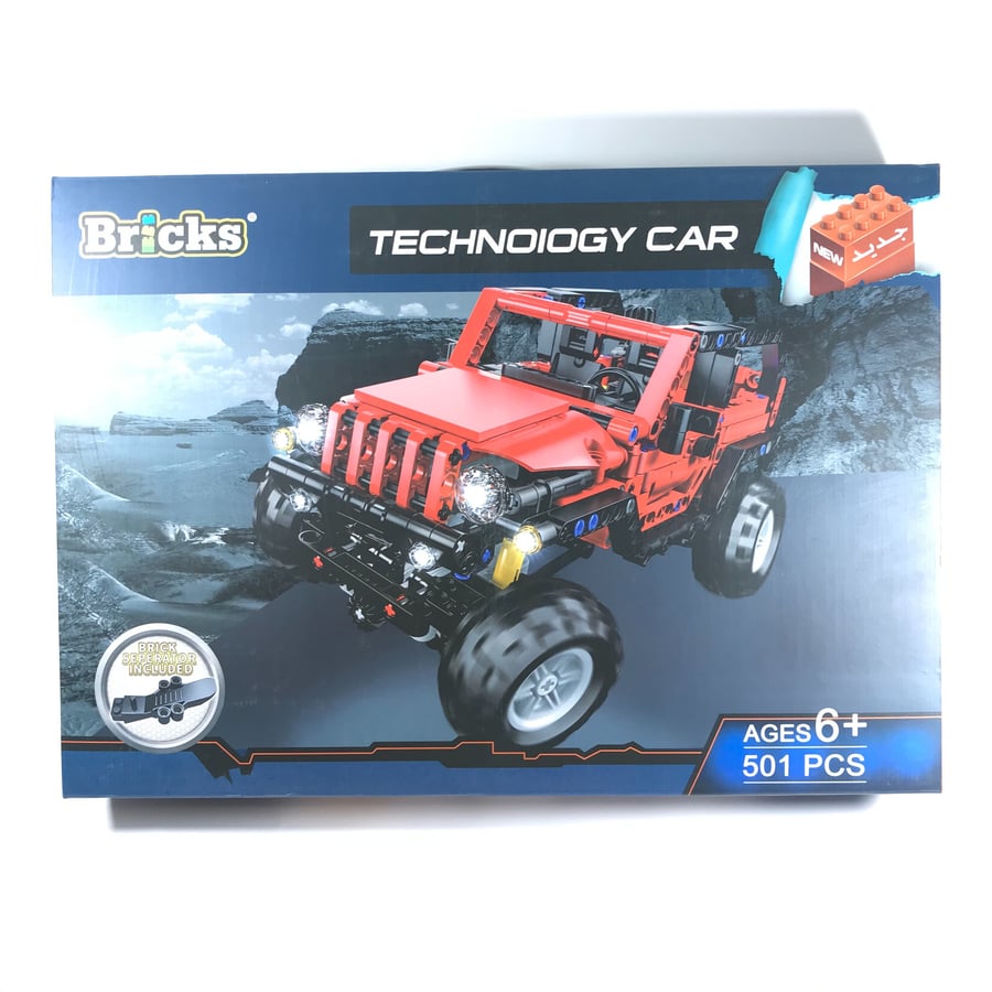 مكعبات تركيب سيارة 501 قطعة جودة عالية للذكاء و الإبداع .