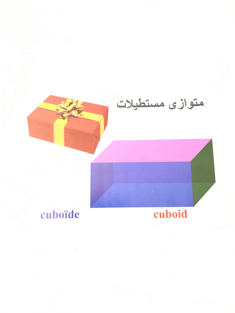 بطاقات الأشكال التعليمية للأطفال 3 لغات