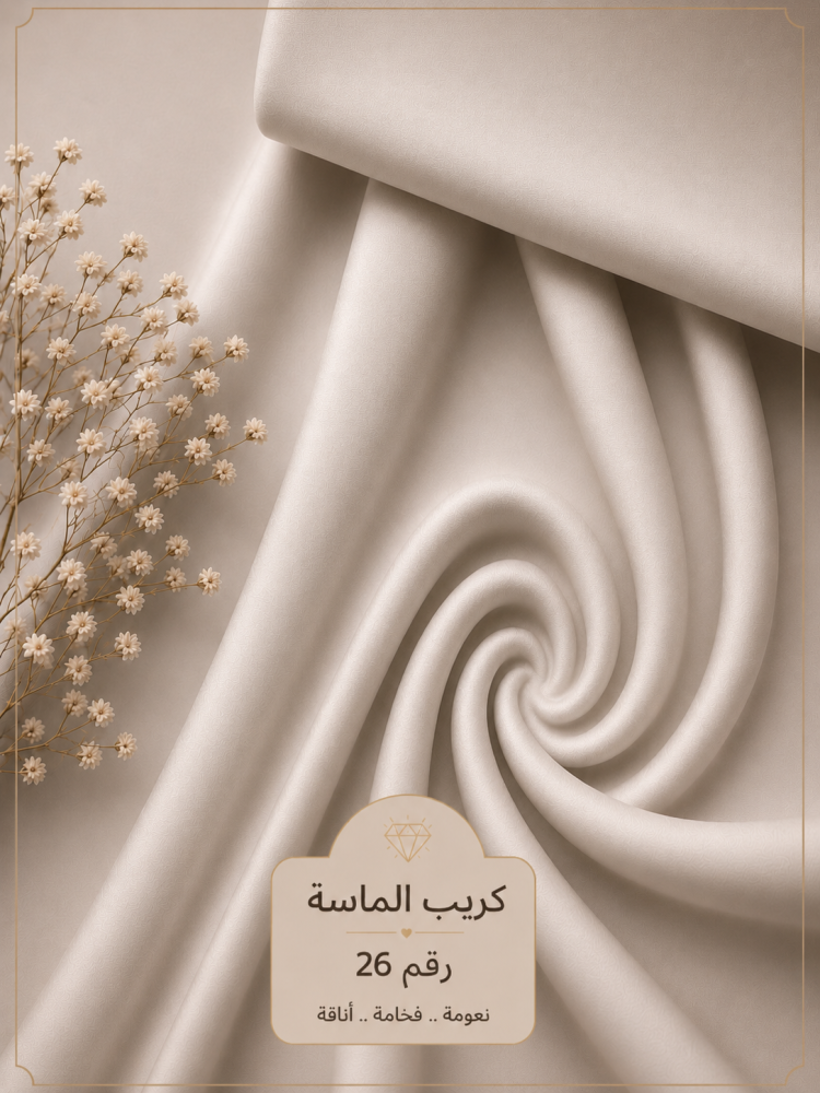 قماش كريب الماسة رقم 26